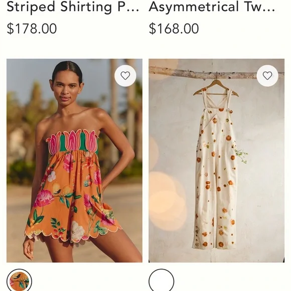 Anthropologie Celandine Tulip Babydoll Romper Small w/ removable straps - Picture 2 of 4